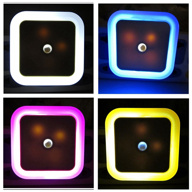 Bedroom Intelligent LED Induction Lamp Square Shape Wall Light