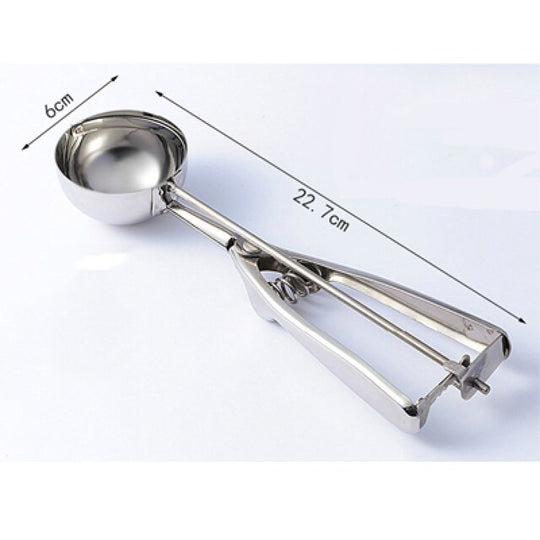 Ice Cream Scoop Watermelon Meat Ball Scoop Stainless Steel Spring Handle