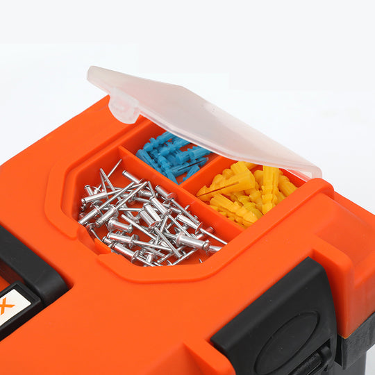 Garage Tool Box Drill Bits Organizer Fishing Storage Screws Empty Tool Box