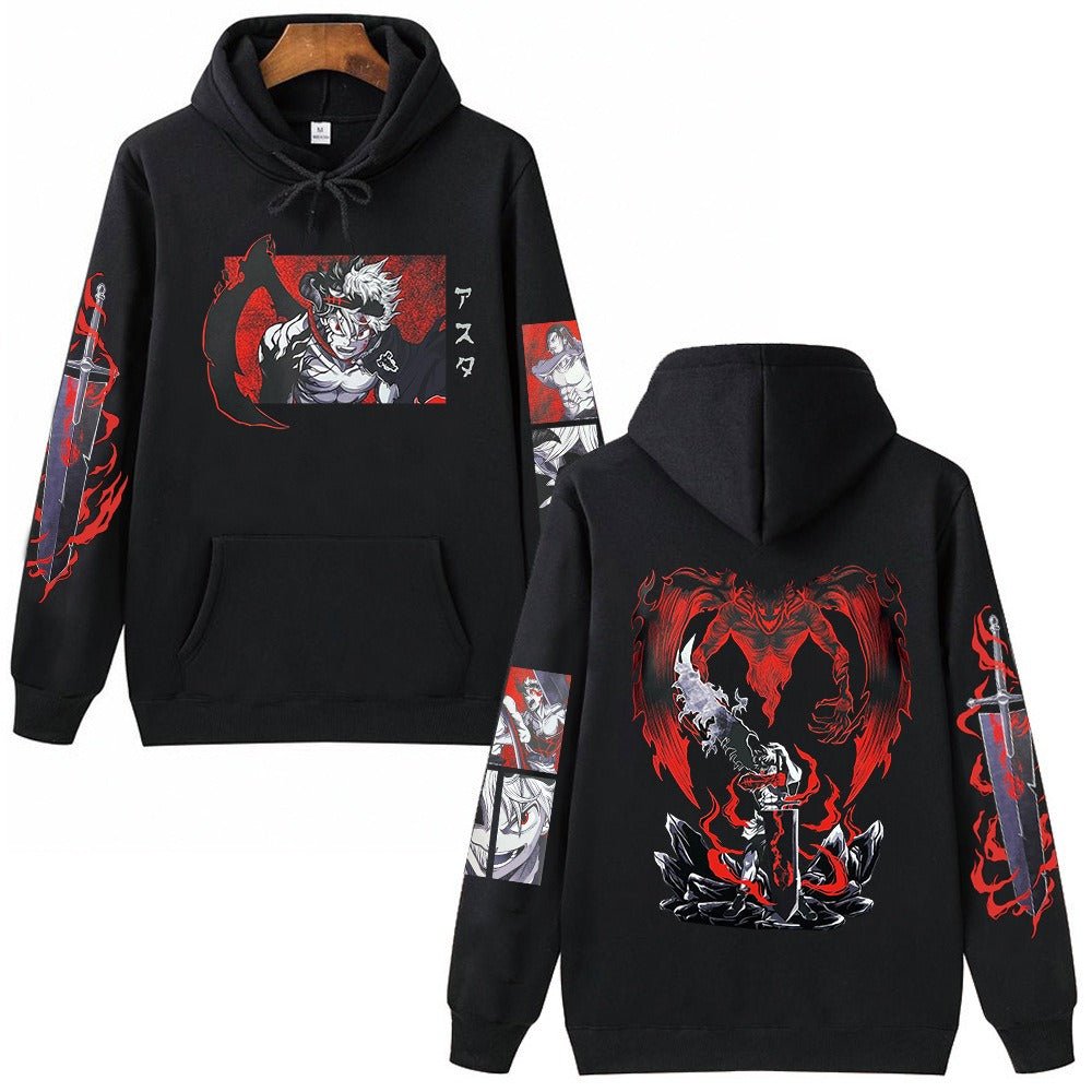 Black Clover Hoodie Man Woman Fashion Anime Clothes