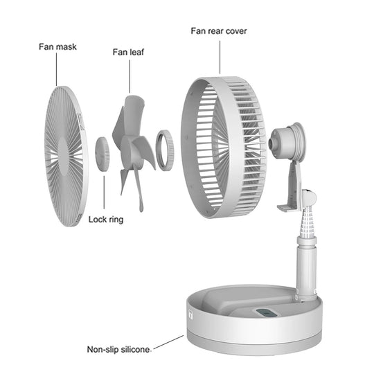 Tragbare Fan USB Aufladbare Folding Fan