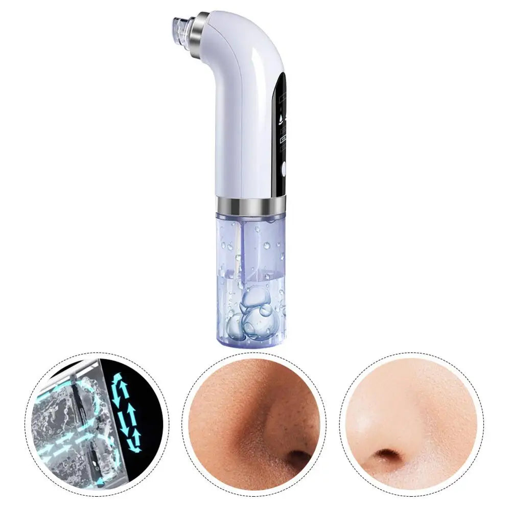 Electric Small Bubble Blackhead Remover USB Rechargeable Water Cycle Pore Acne Pimple Removal