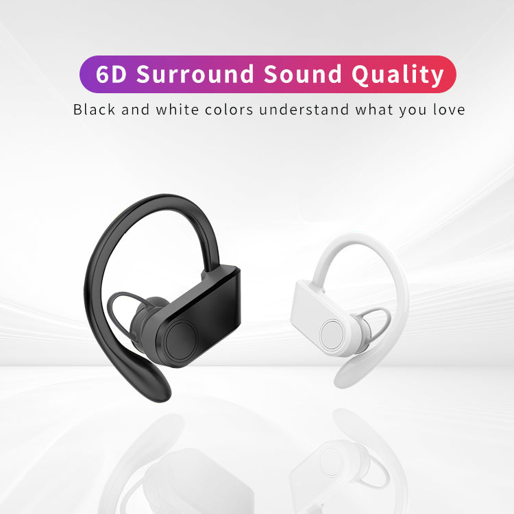 Mini Waterproof NEW Ear hook Noise Cancelling Sport Wireless Earphones TWS Headphones