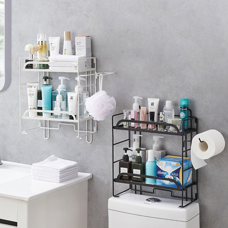 2 Layer Stainless Steel Bathroom Organizer Storage Rack