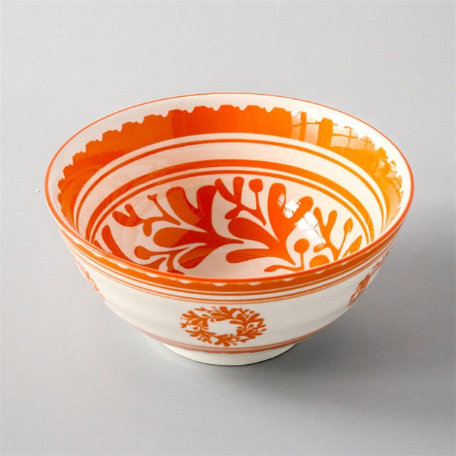 8 Inch Japanese Style Large Soup Bowl Ceramic Rice Bowl