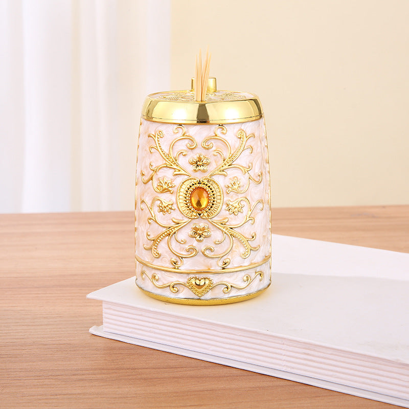 European-style Rose Holder  High-end Automatic Toothpick Jar