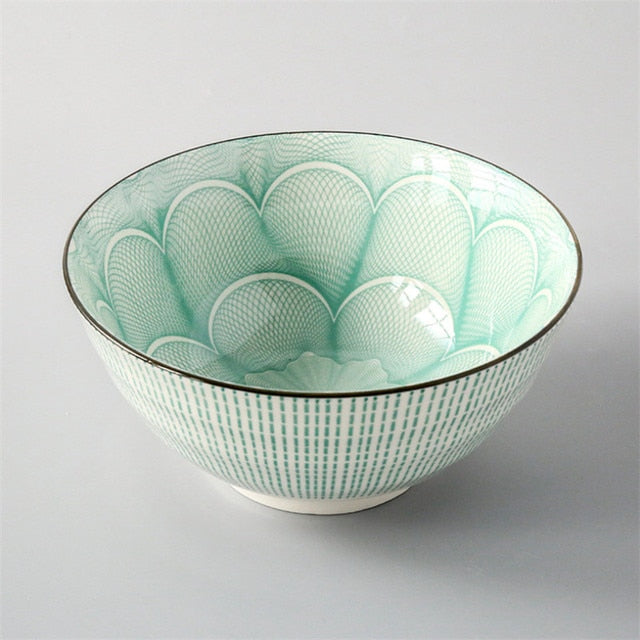 8 Inch Japanese Style Large Soup Bowl Ceramic Rice Bowl