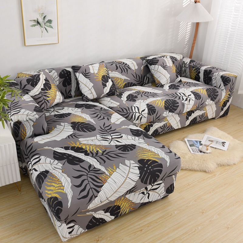 Anti-Slip Elastic Printed Slipcover Furniture Protector Couch Cover