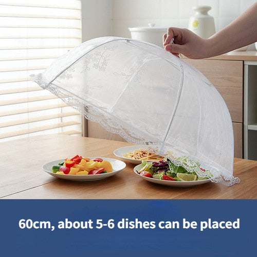 Portable Umbrella Style Food Cover Anti Mosquito Meal Cover Tools