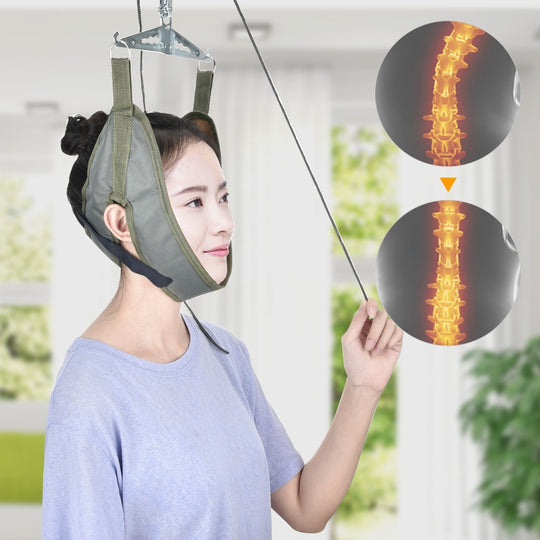 Neck Cervical Traction Kit Adjustable Hanging Home Neck Posture Corrector