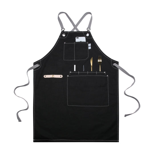 Thickened Canvas Apron Gardening Flower Shop Coffee Restaurant Beauty Hairdresser