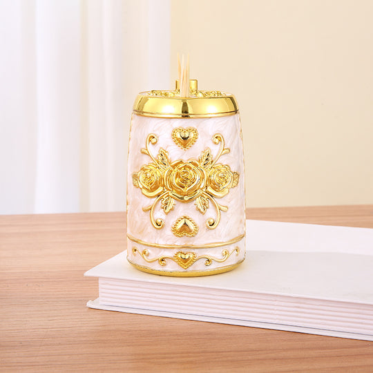 European-style Rose Holder  High-end Automatic Toothpick Jar