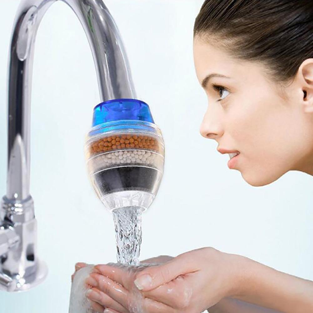 Water Filter 5 Layers Activated Carbon Water Purifier Kitchen Tap Filter