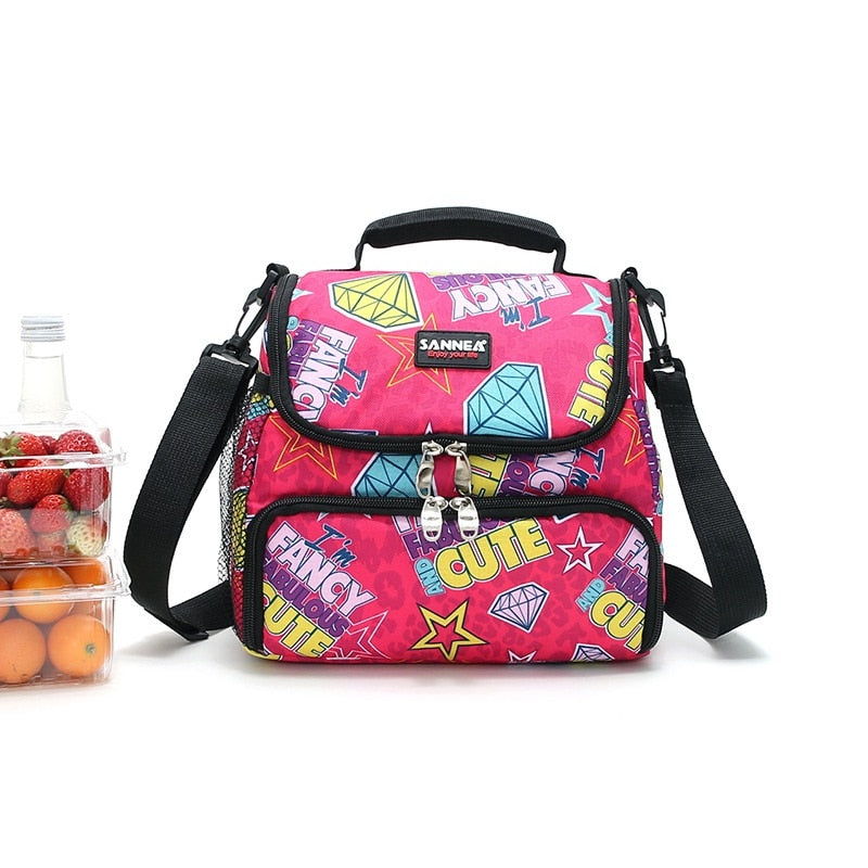 Cooler Bags Waterproof Oxford Food Thermal Insulated Picnic Camping Beach Children Lunch Bag