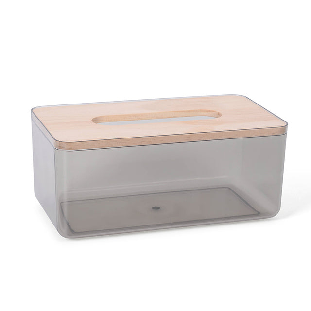 Plastic Tissue Box Holder Kitchen Storage Box Organizer Table Tissue Box