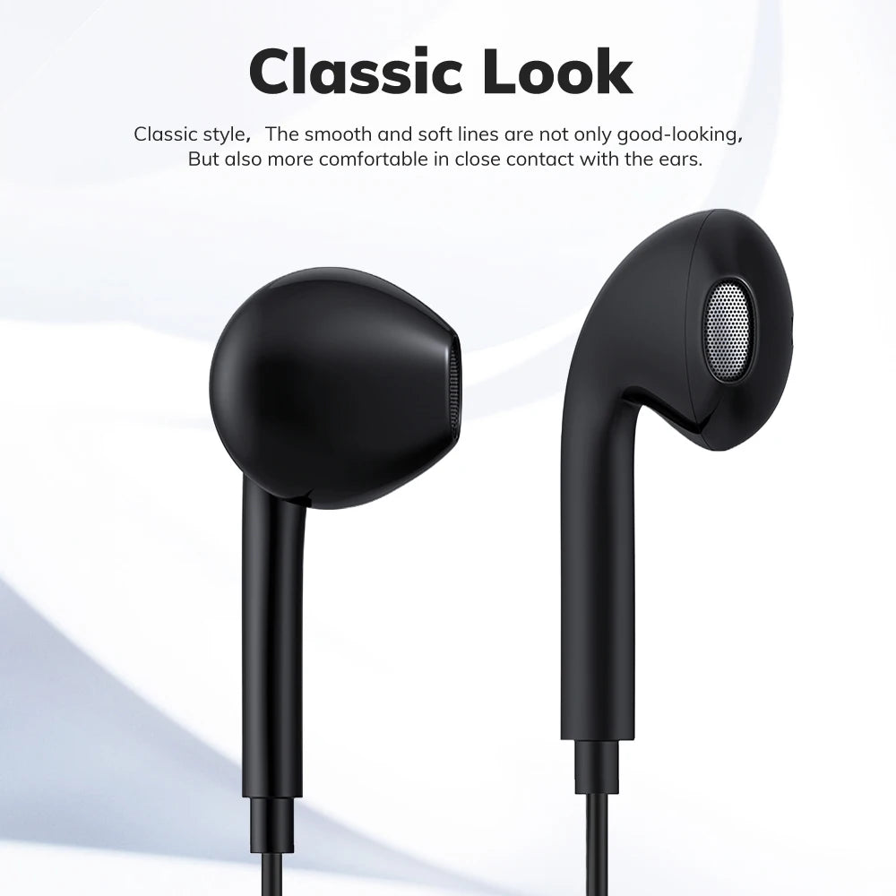 Heavy Bass In-ear Headphones with Microphone Wired Earphone Stereo Headset