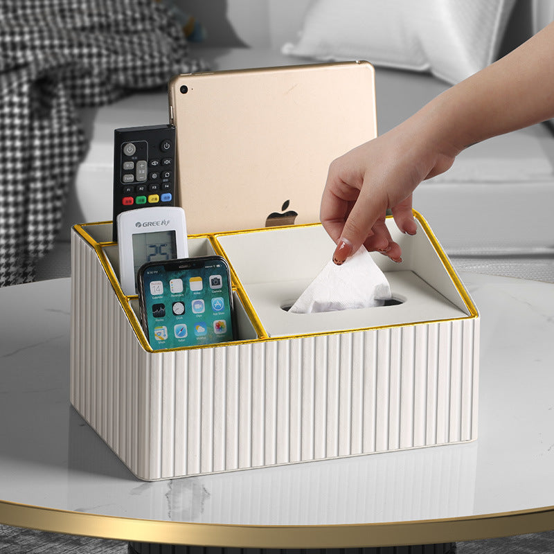 Household Tissue Box Table Remote Control Storage Boxes