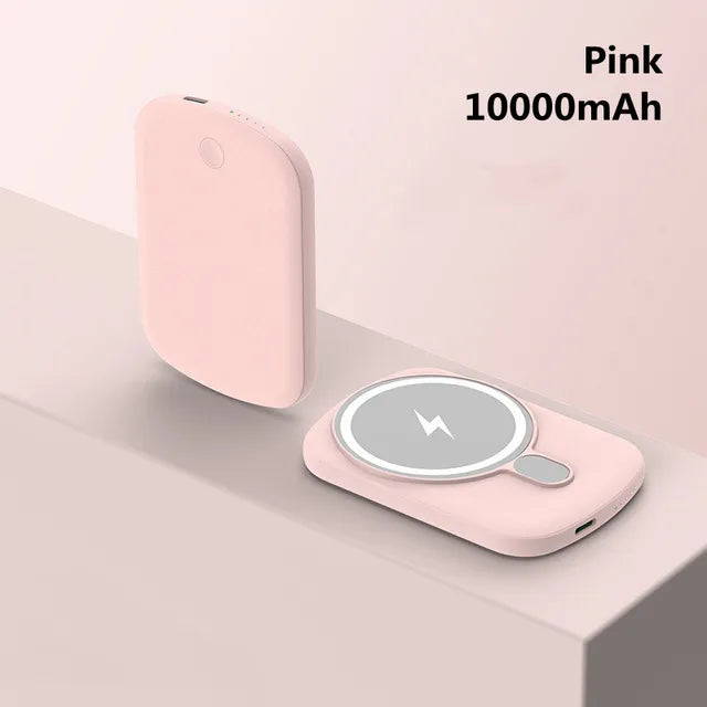 Mini Magnetic Power Bank 10000mAh External Battery