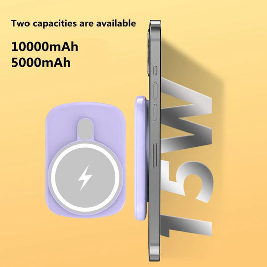 Mini Magnetic Power Bank 10000mAh External Battery