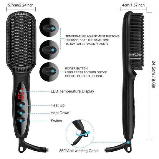 Straight Hot Comb Hair Comb Negative Ion Hair Straightener