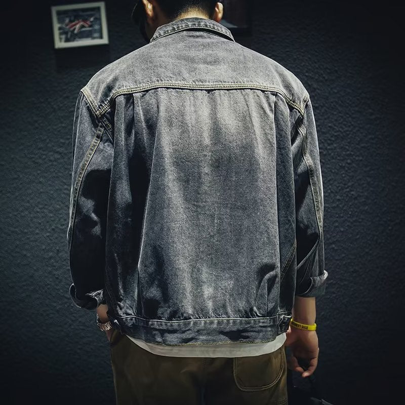 Tooling Jacket Distressed Casual Internet Hot Top