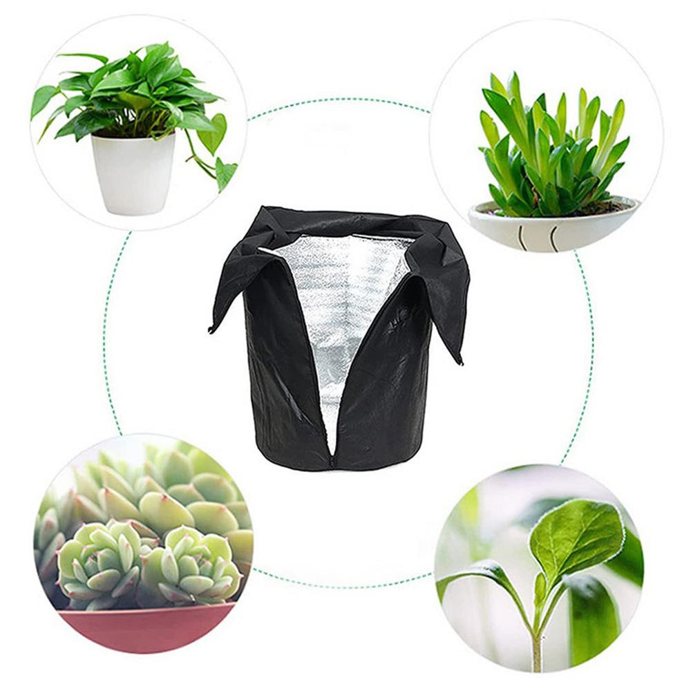 Plant Anti-Freeze Cover With Zipper Design Rust Resistant Plant Cover Tree Blanket Jacket