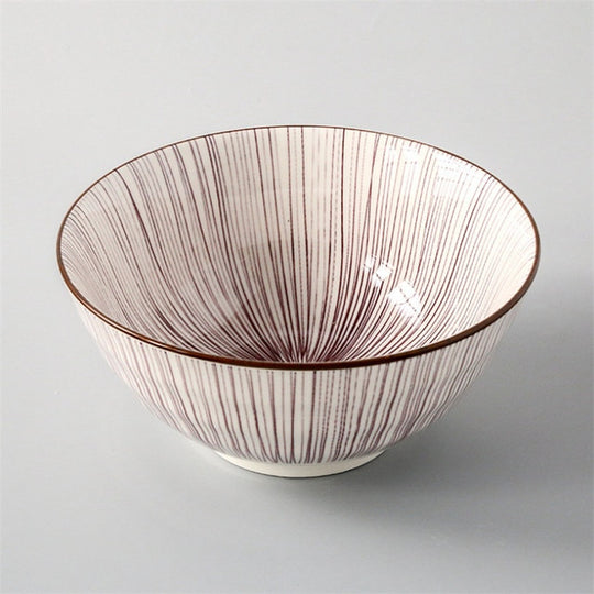 8 Inch Japanese Style Large Soup Bowl Ceramic Rice Bowl