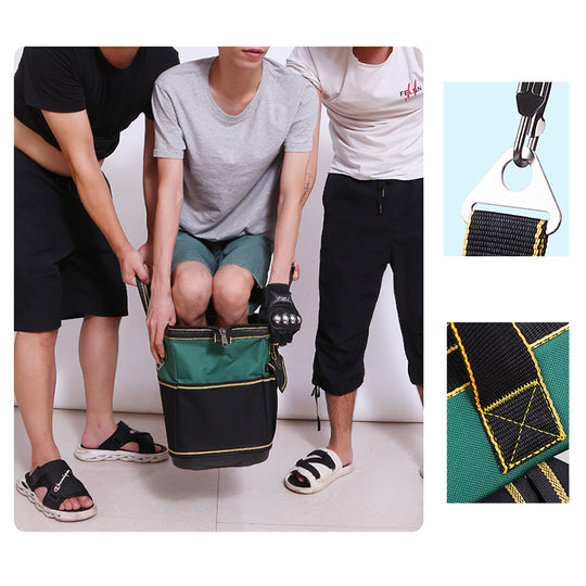 Plastic Bottom Multifunctional Tool Bag Waterproof Anti-Fall Tool Storage Bag