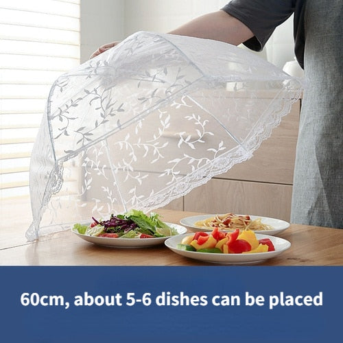 Portable Umbrella Style Food Cover Anti Mosquito Meal Cover Tools