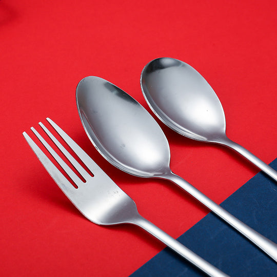 Thickened 410 Stainless Steel Western-Style Steak Spoon Fork