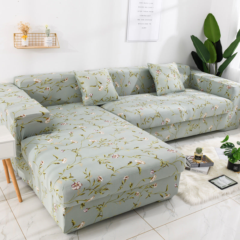 Anti-Slip Elastic Printed Slipcover Furniture Protector Couch Cover