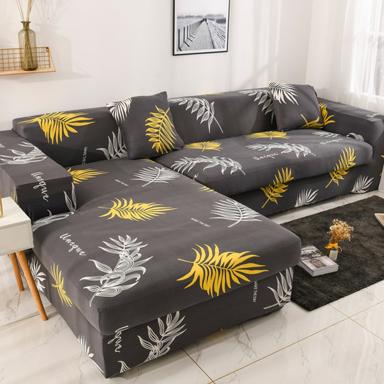 Anti-Slip Elastic Printed Slipcover Furniture Protector Couch Cover