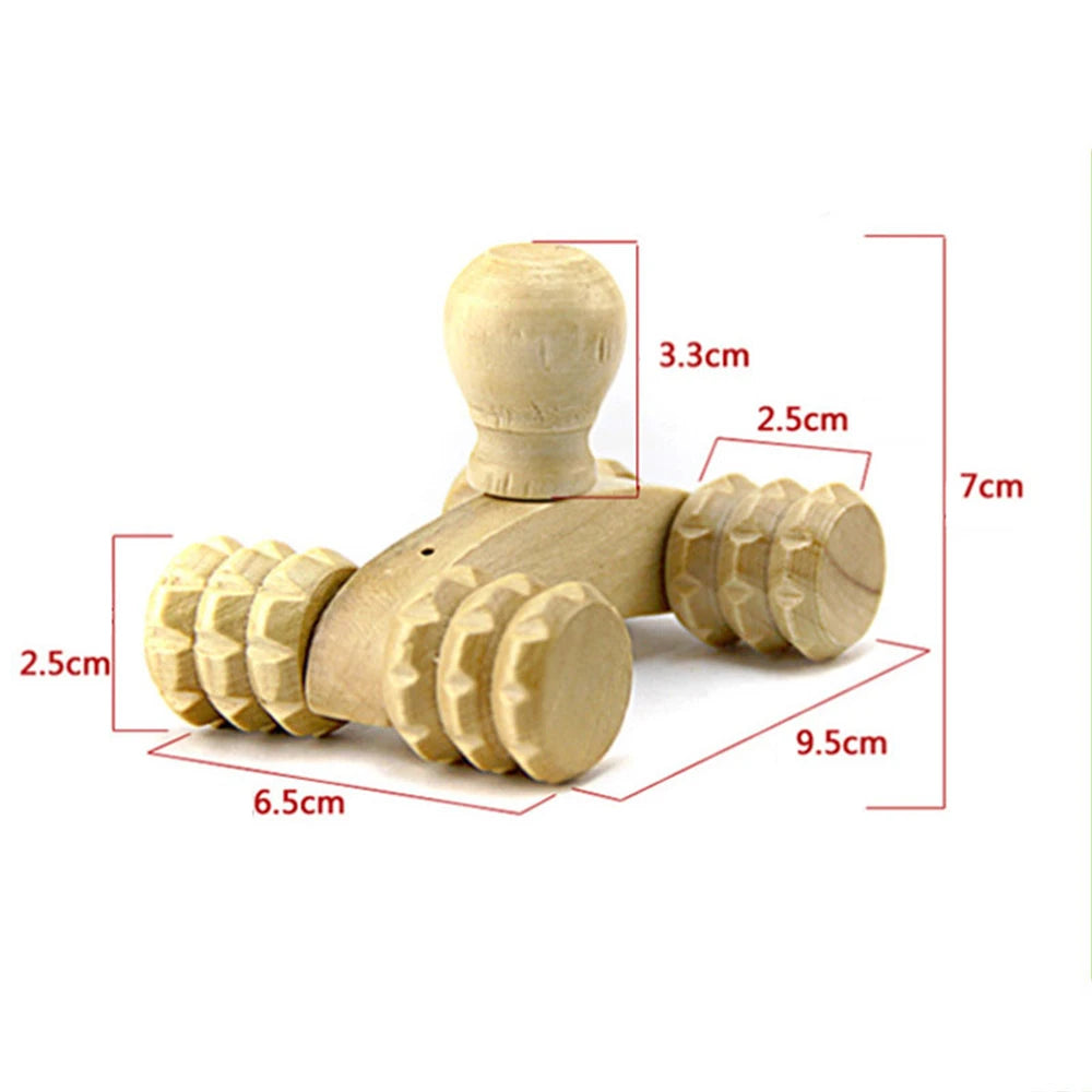 Wooden Foot Roller Wood Care Massage Reflexology Muscle Relax Relief Massager Spa Gift Anti Cellulite Foot Massager Care Tools