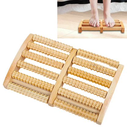 5 6 Raw Wooden Foot Massage Roller Relax Rest Relief Massager Spa Massager Anti Cellulite Pain Relief Foot Health Care Tools