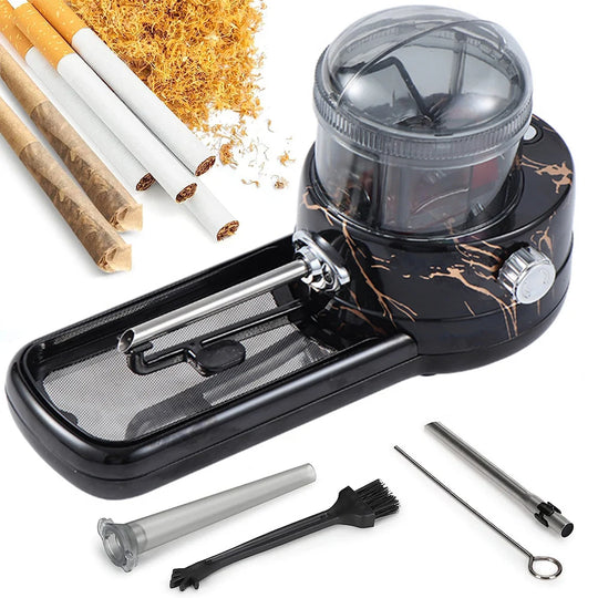 3in1 Cones Rolling Machine Automatic Loader Electric Mini Portable Pre Rolled Cones Filling Tobacco Smoking King Size Injector 8