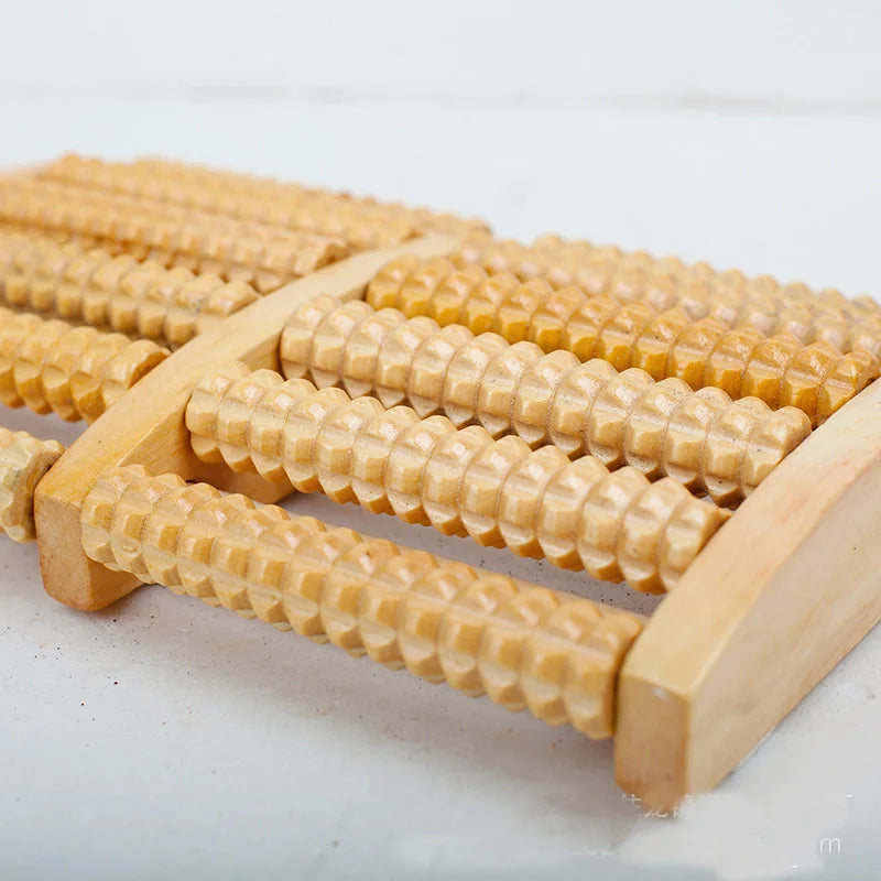 5 6 Raw Wooden Foot Massage Roller Relax Rest Relief Massager Spa Massager Anti Cellulite Pain Relief Foot Health Care Tools