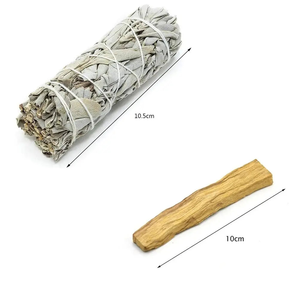 1 Pc White Sage Bundle Multifunctional California Smudge Stick Wand Energy Cleansing Bundles Yoga Burning Aromatherapy