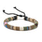 European and American Ethnic Style Bohemian Style Colorful Wax Rope Bracelet Multi Colored Hand Rope Bangles for Women