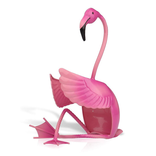 Flamingo Wine Holder Wine Shelf Metal Sculpture