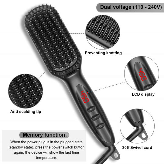 Straight Hot Comb Hair Comb Negative Ion Hair Straightener