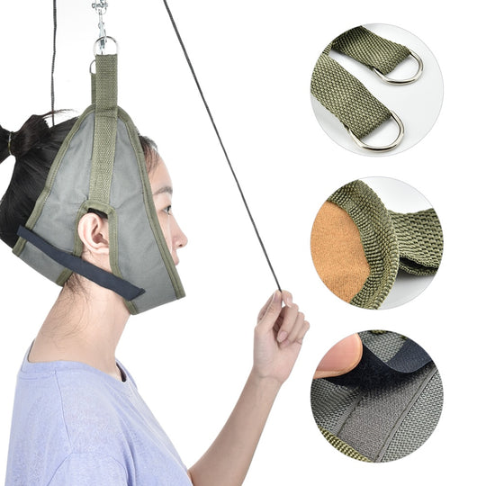 Neck Cervical Traction Kit Adjustable Hanging Home Neck Posture Corrector