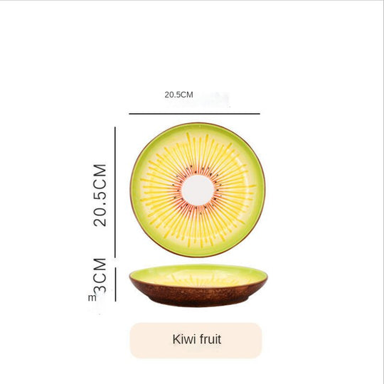 Fruit Shaped Ceramic Plate Creative Household Salad Plate