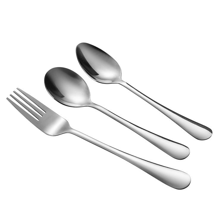 Thickened 410 Stainless Steel Western-Style Steak Spoon Fork