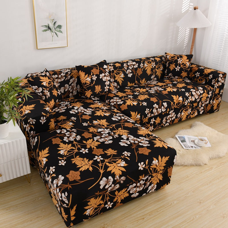 Anti-Slip Elastic Printed Slipcover Furniture Protector Couch Cover