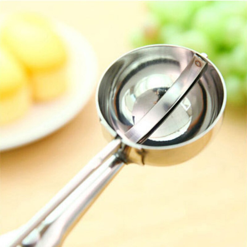 Ice Cream Scoop Watermelon Meat Ball Scoop Stainless Steel Spring Handle