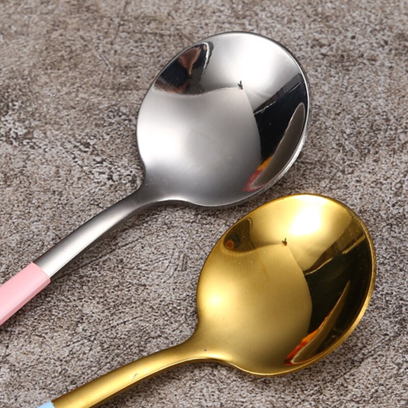 Stainless Steel Coffee Spoon Round Head Spoon