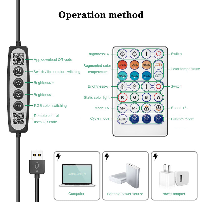 Night Light LED Music Rhythm Atmosphere Remote Control Lamp