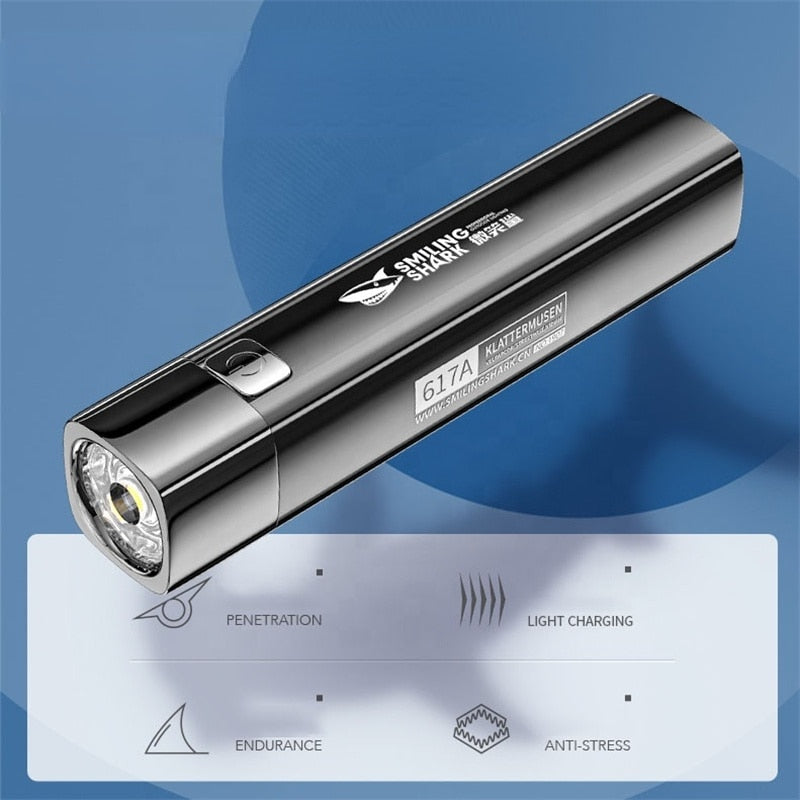 Super Bright LED Flashlight  USB Rechargeable Led Torch