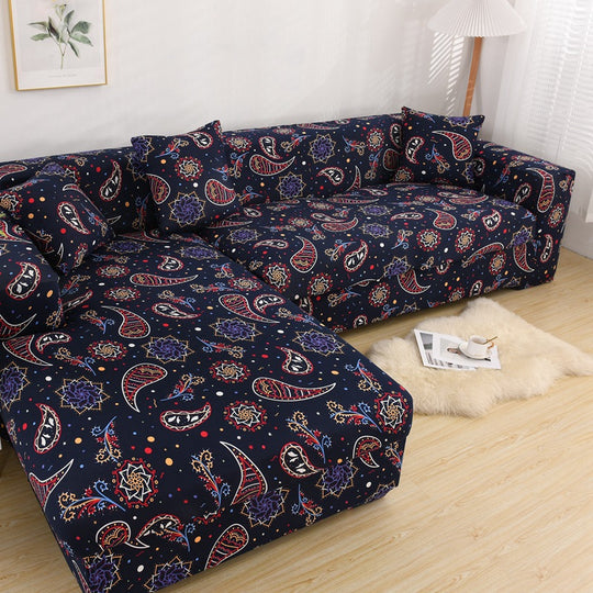 Anti-Slip Elastic Printed Slipcover Furniture Protector Couch Cover