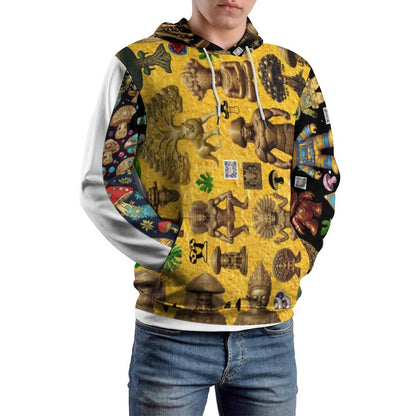 230gsm Men's Cool Hoodie with Double-layer Cap (All-Over Printing)